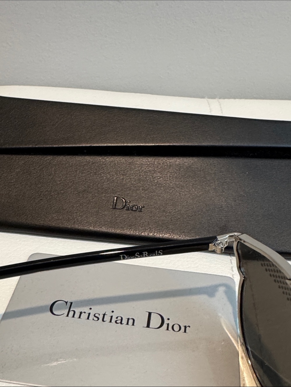 Dior Black and Silver Sunglasses - Picture 4 of 7